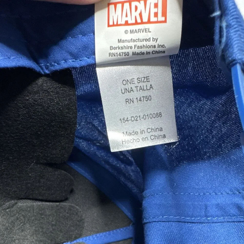 Marvel Avengers Yourh Adjustable Baseball Cap One Size Blue Graphic